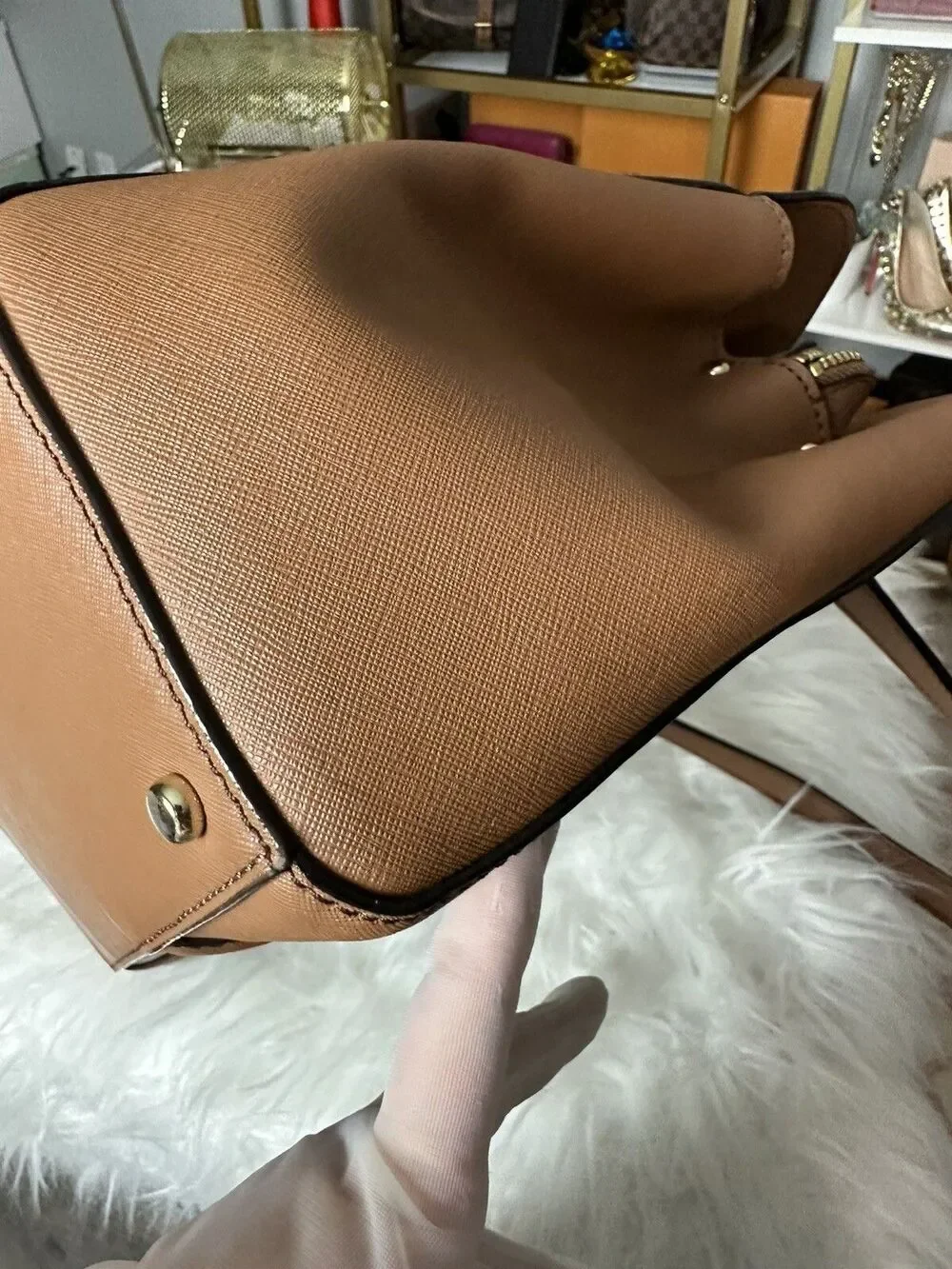 KATE SPADE NEWBURY LANE MILES TOASTED ALMOND Large Tote